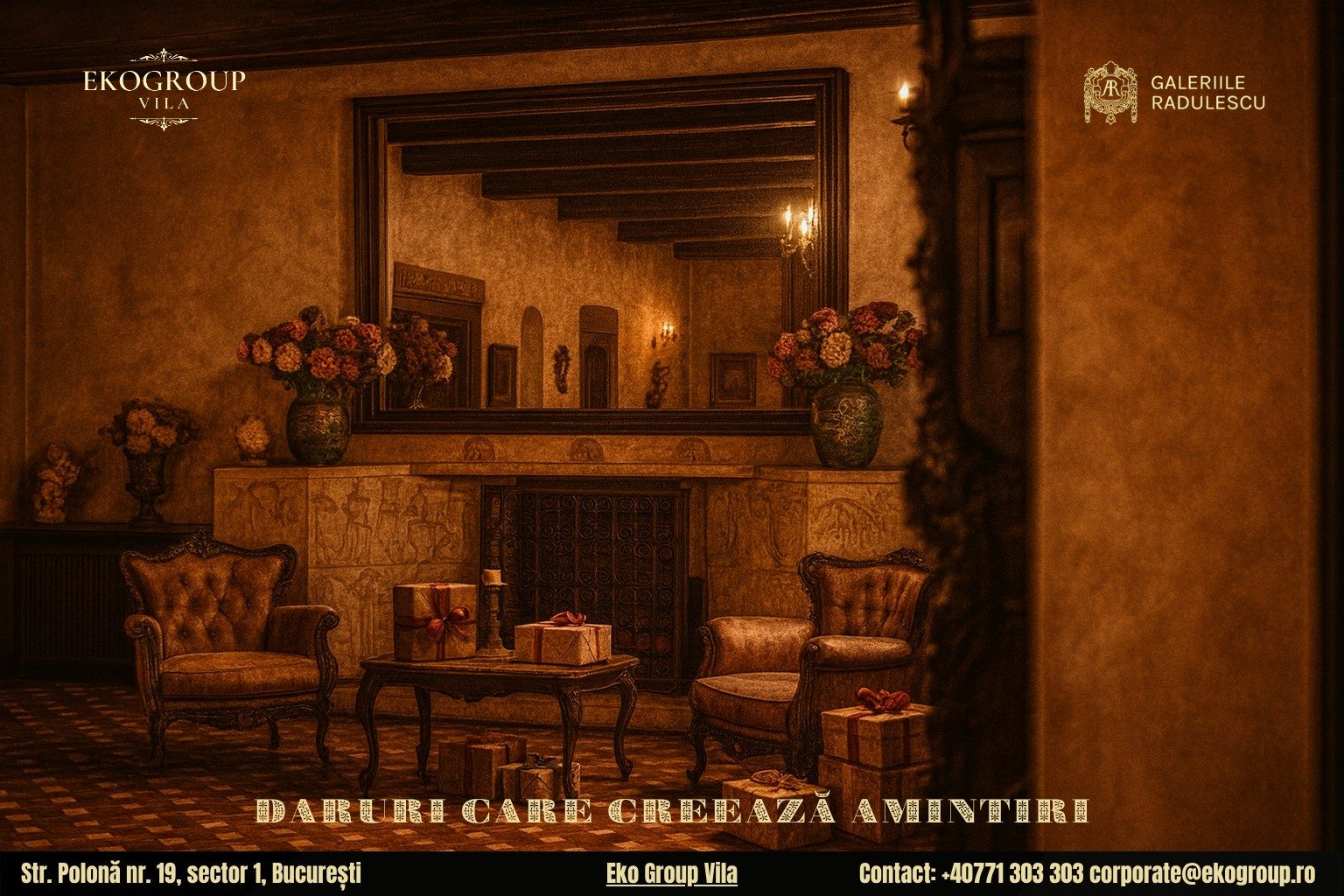 Cadouri de Crăciun care devin experiențe unice: Crăciunul anilor ’30 la Eko Group Vila 7 Cadouri de Crăciun care devin experiențe unice: Crăciunul anilor ’30 la Eko Group Vila