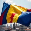Steagul României pe fundal global