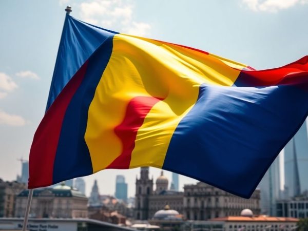 Steagul României pe fundal global